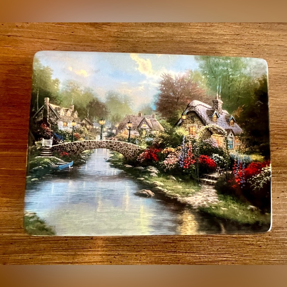 “Lamplight Bridge” by Thomas Kinkade
